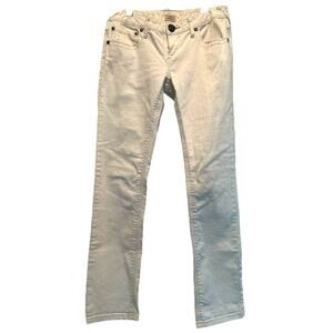 Free People Cream Straight Leg Jeans